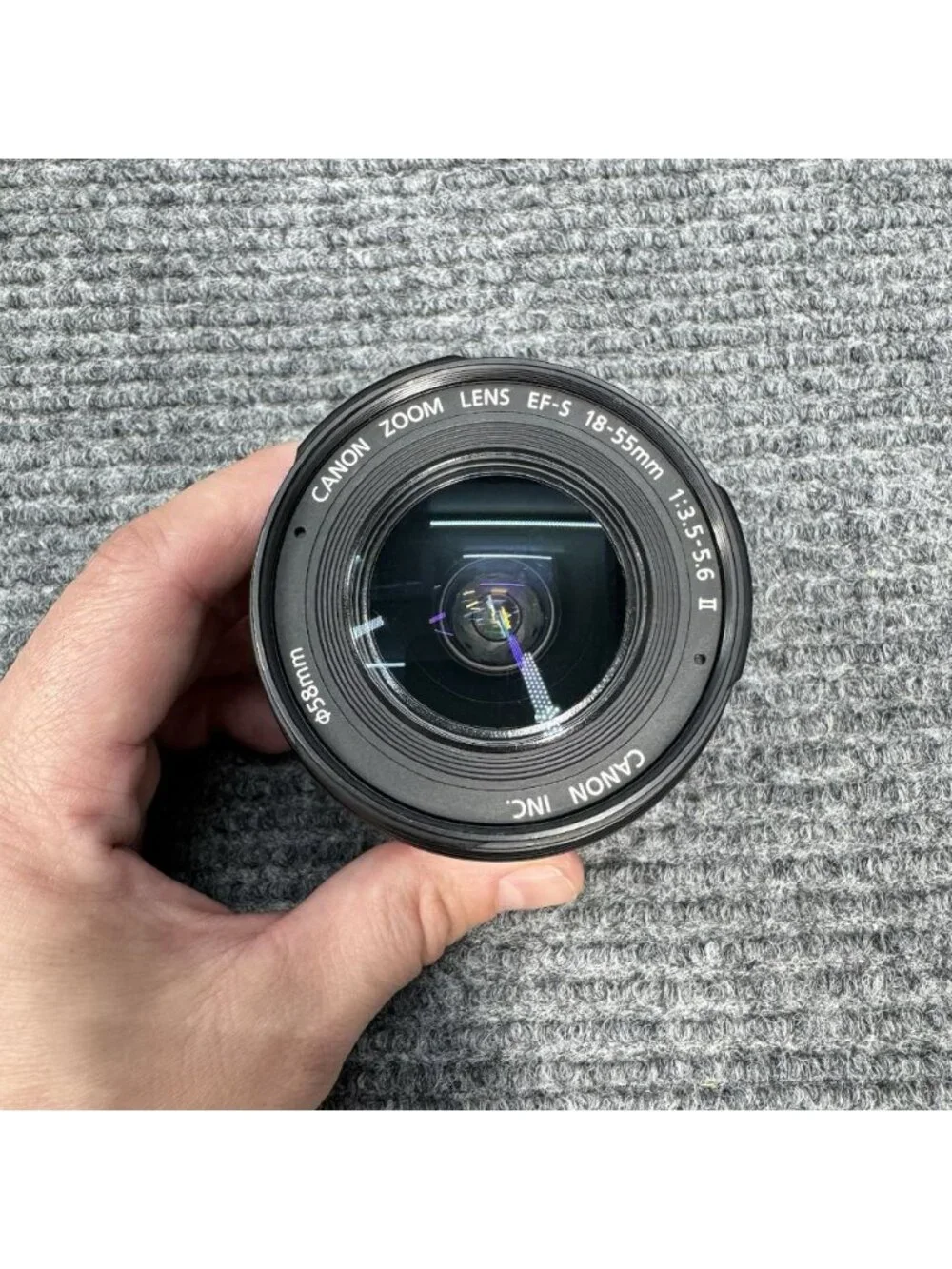 Canon Zoom Lens EF-S 18-55mm 1:3.5-5.6 II w/ Cap